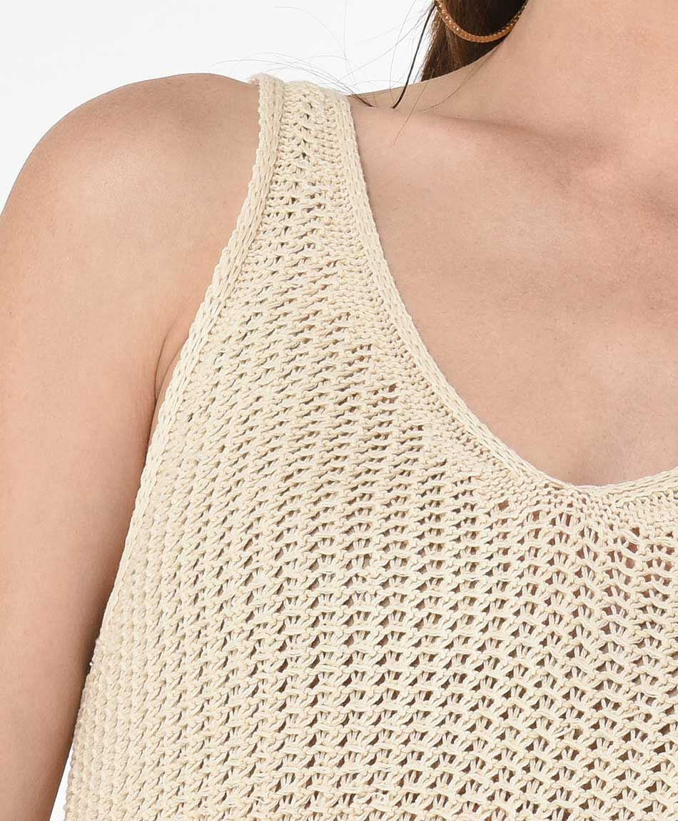 Vestido mujer estilo tejido