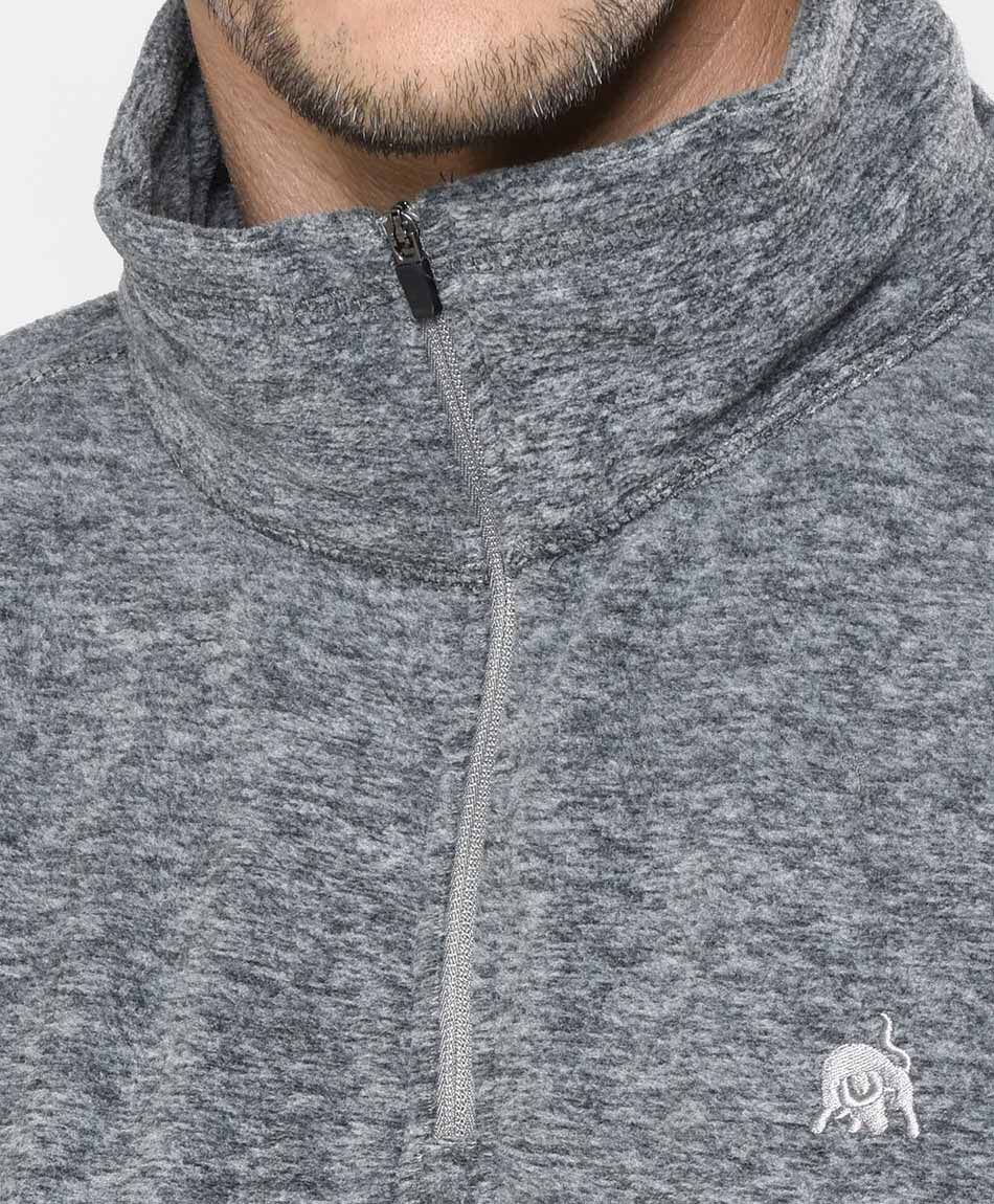 Poler&oacute;n hombre polar cuello con cierre