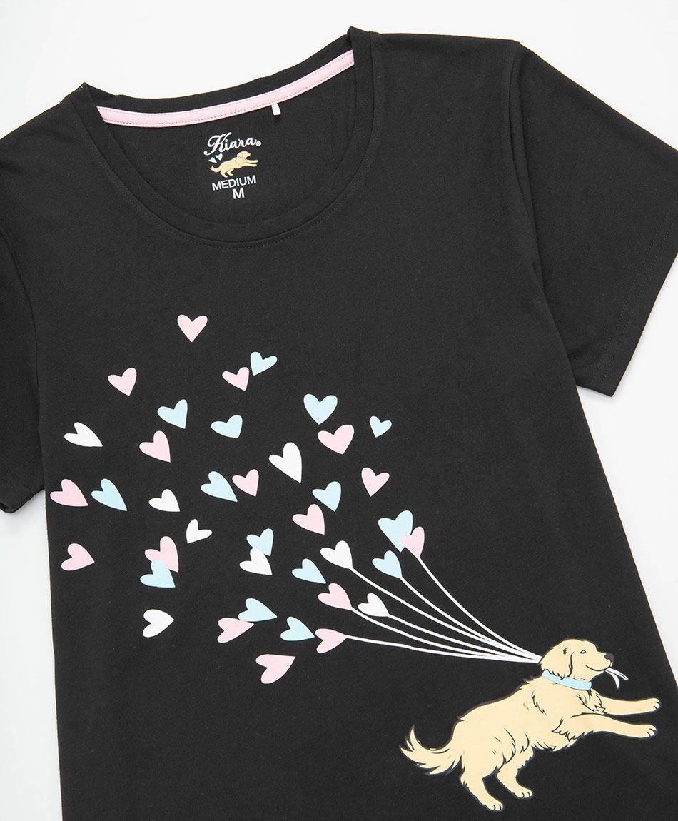 Pijama mujer short corazones dog