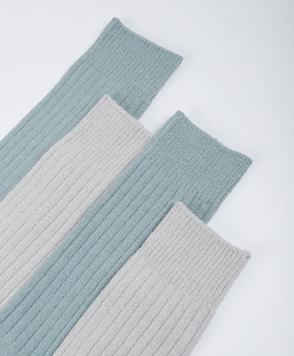 Pack 2 calcetines mujer lisos