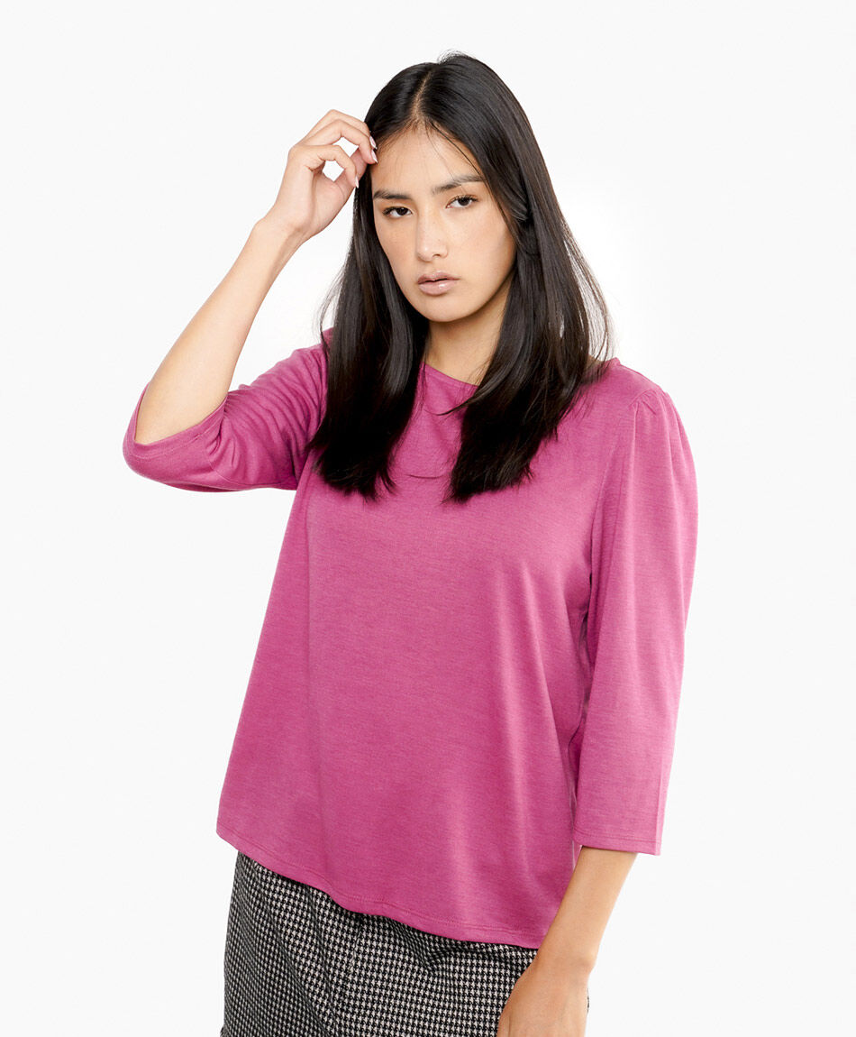 Polera mujer lanosa melagne