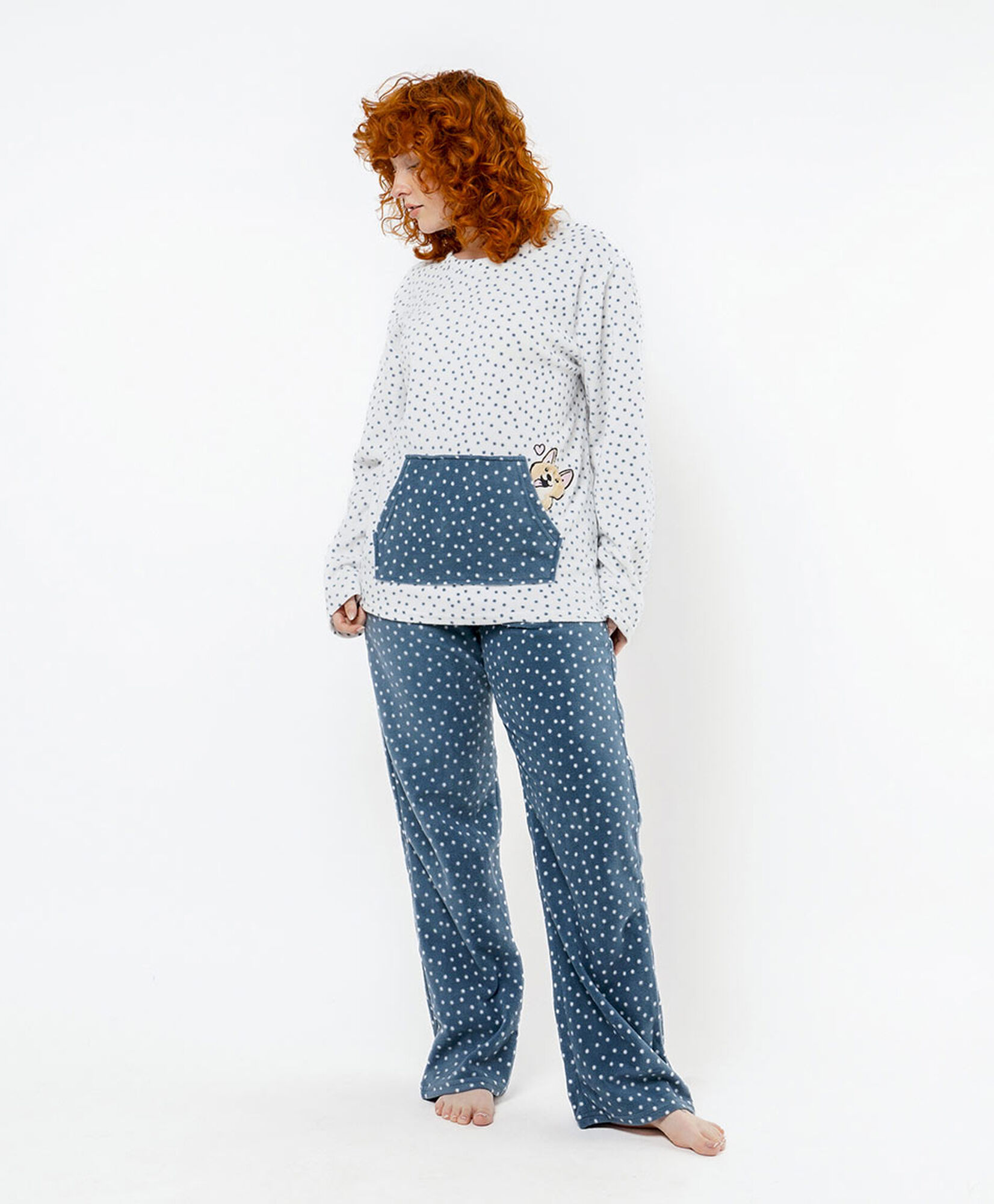 Pijama mujer polar print perro Pijama mujer polar print perro