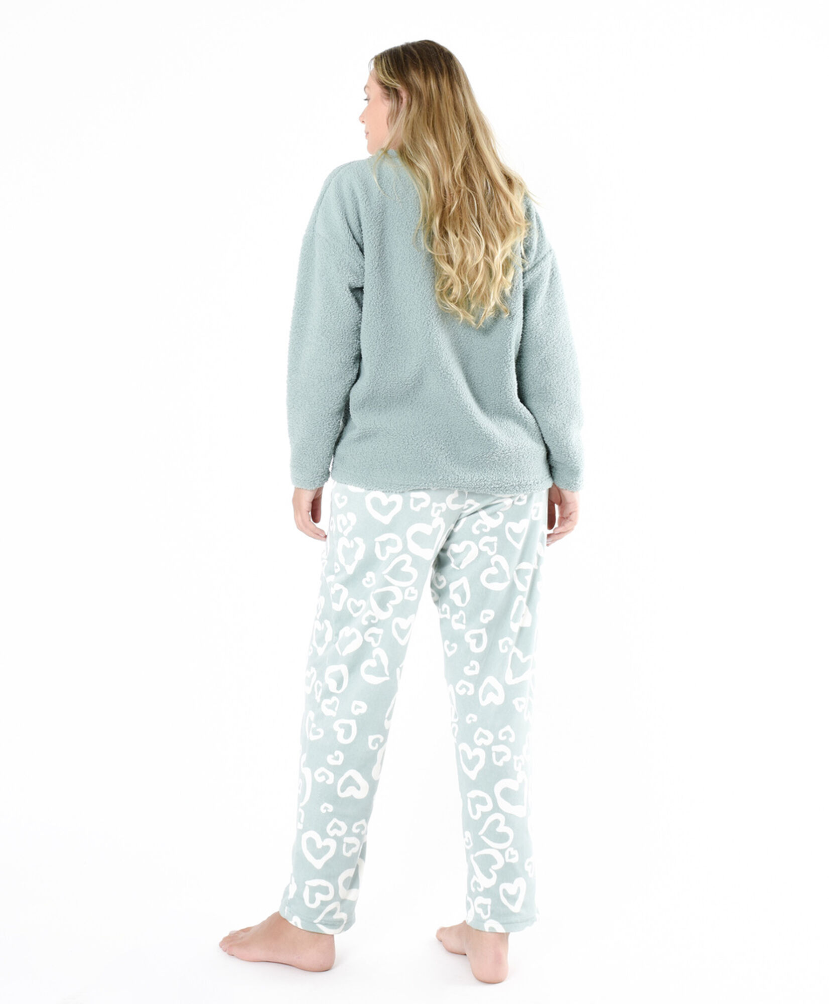 Pijama mujer polar corazones Pijama mujer polar corazones