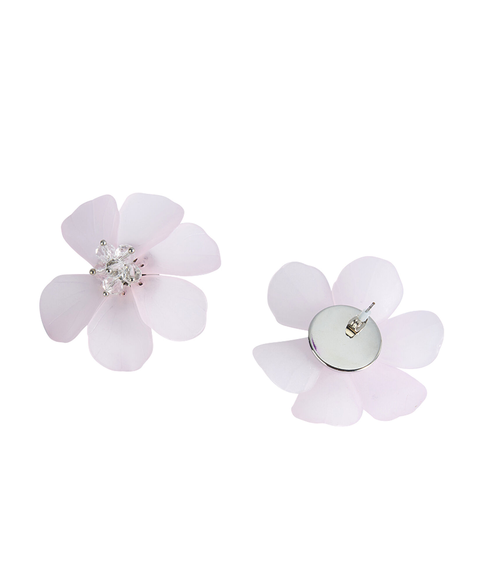 Aros mujer flores blancas Aros mujer flores blancas