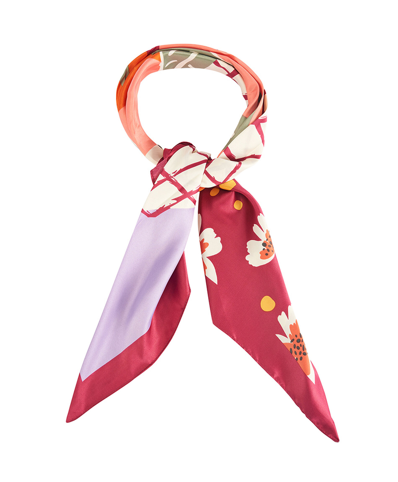 Pañuelo mujer flor puntos Pañuelo mujer flor puntos