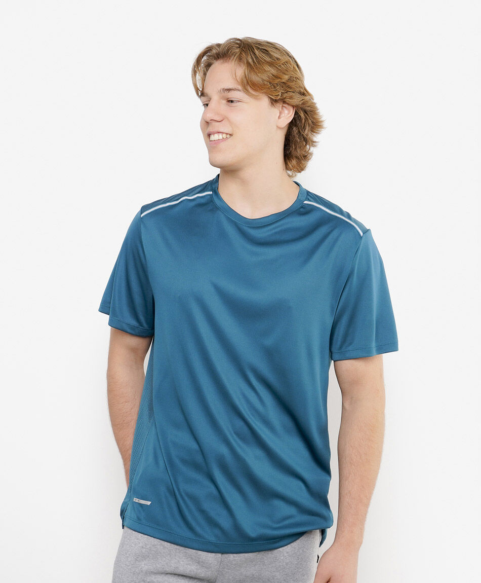Polera deportiva hombre doble l&iacute;nea