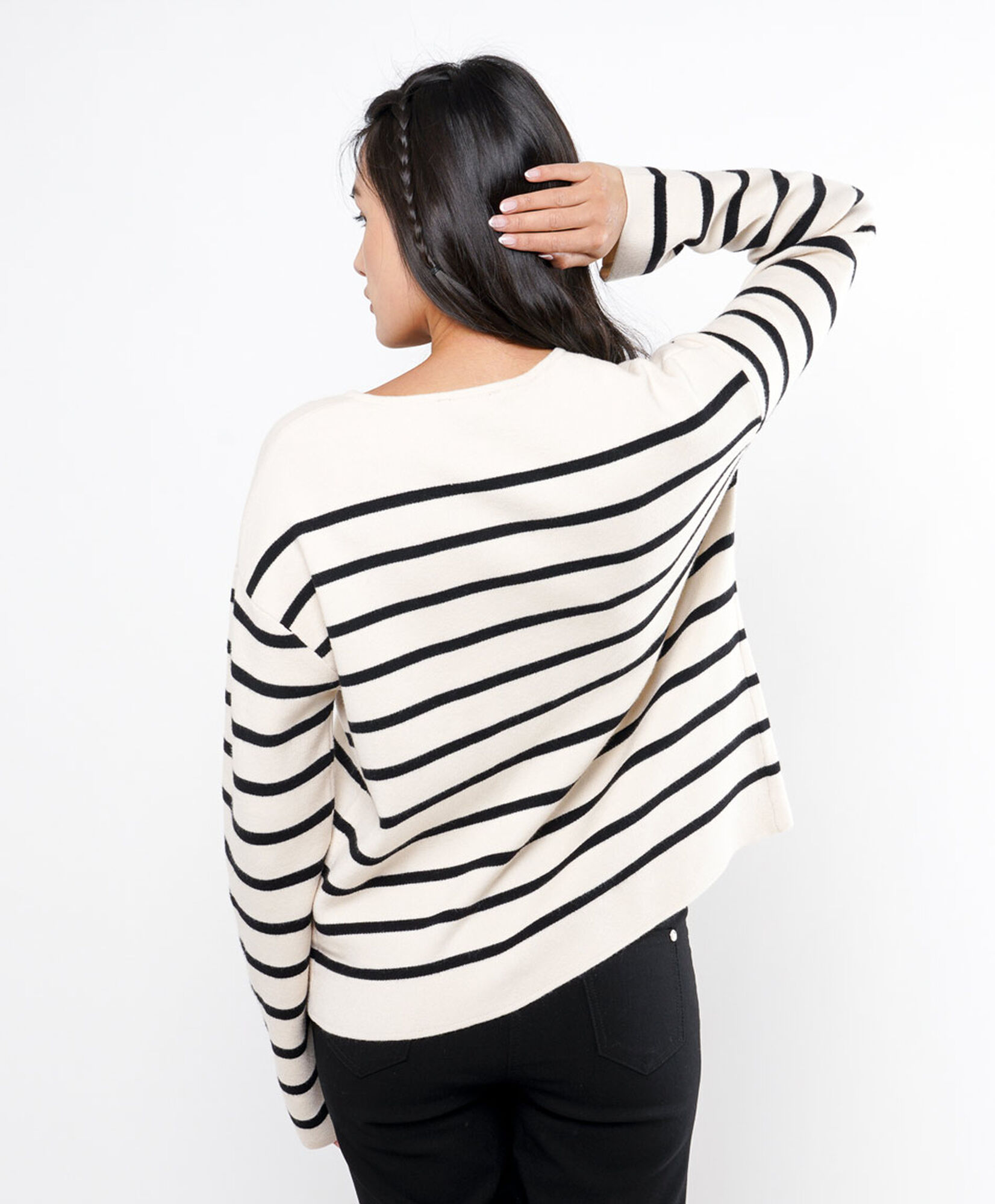 Cardigan mujer rayas botones Cardigan mujer rayas botones