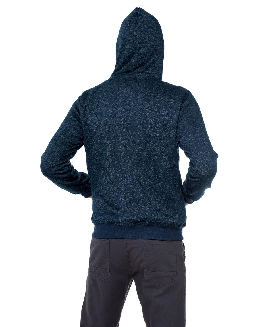 Poleron fleece capucha