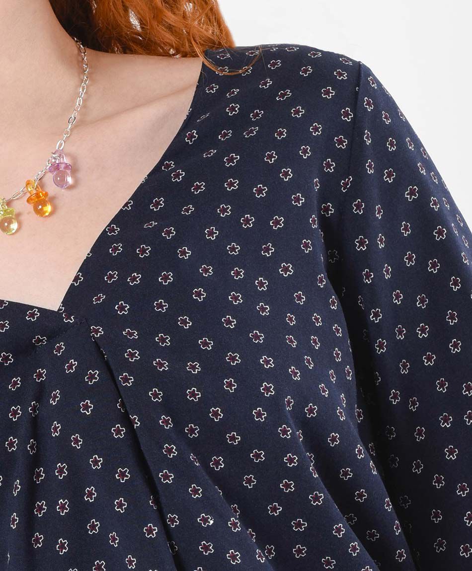 Blusa mujer florcitas