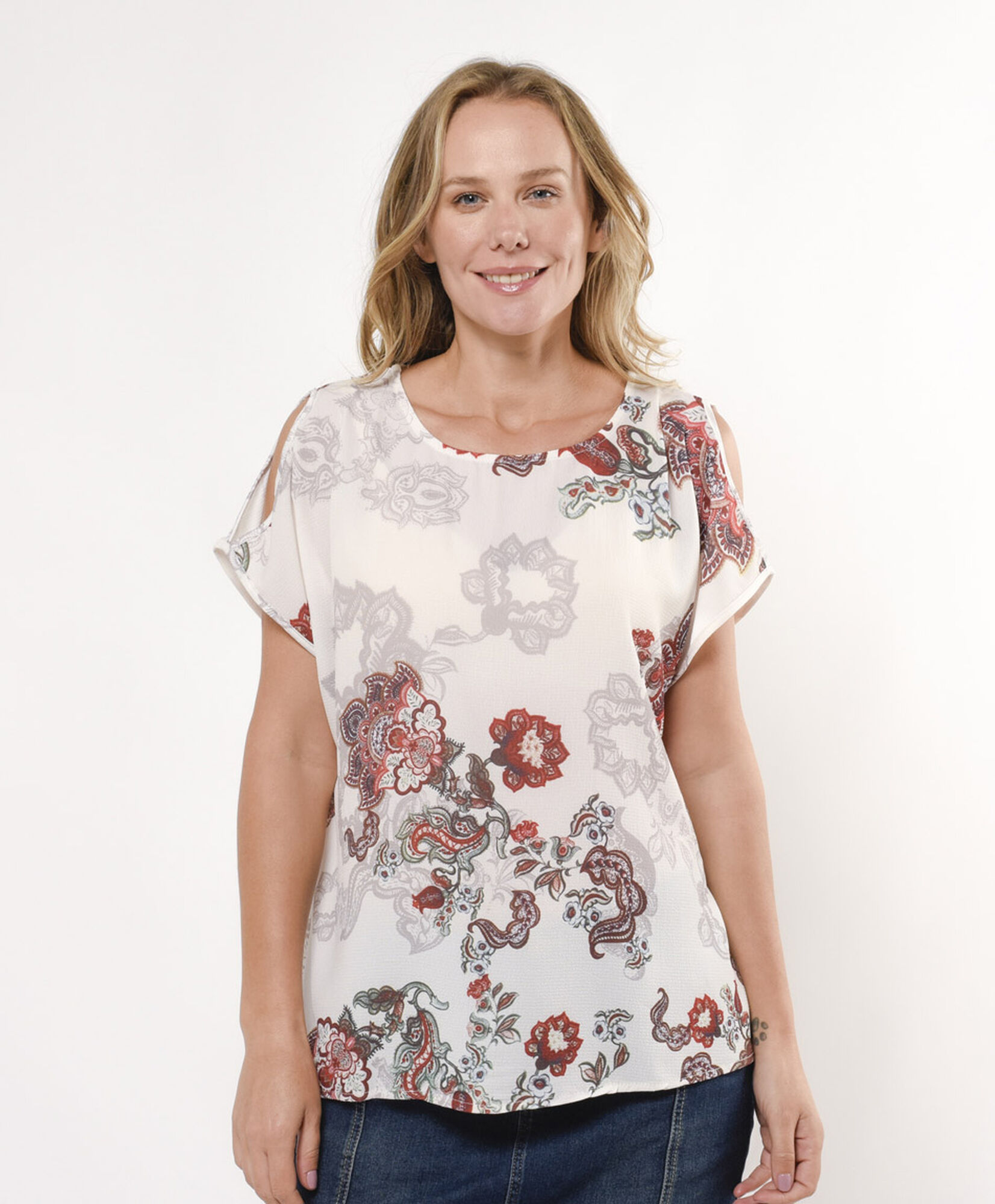 Polera mujer hombro descubierto Polera mujer hombro descubierto
