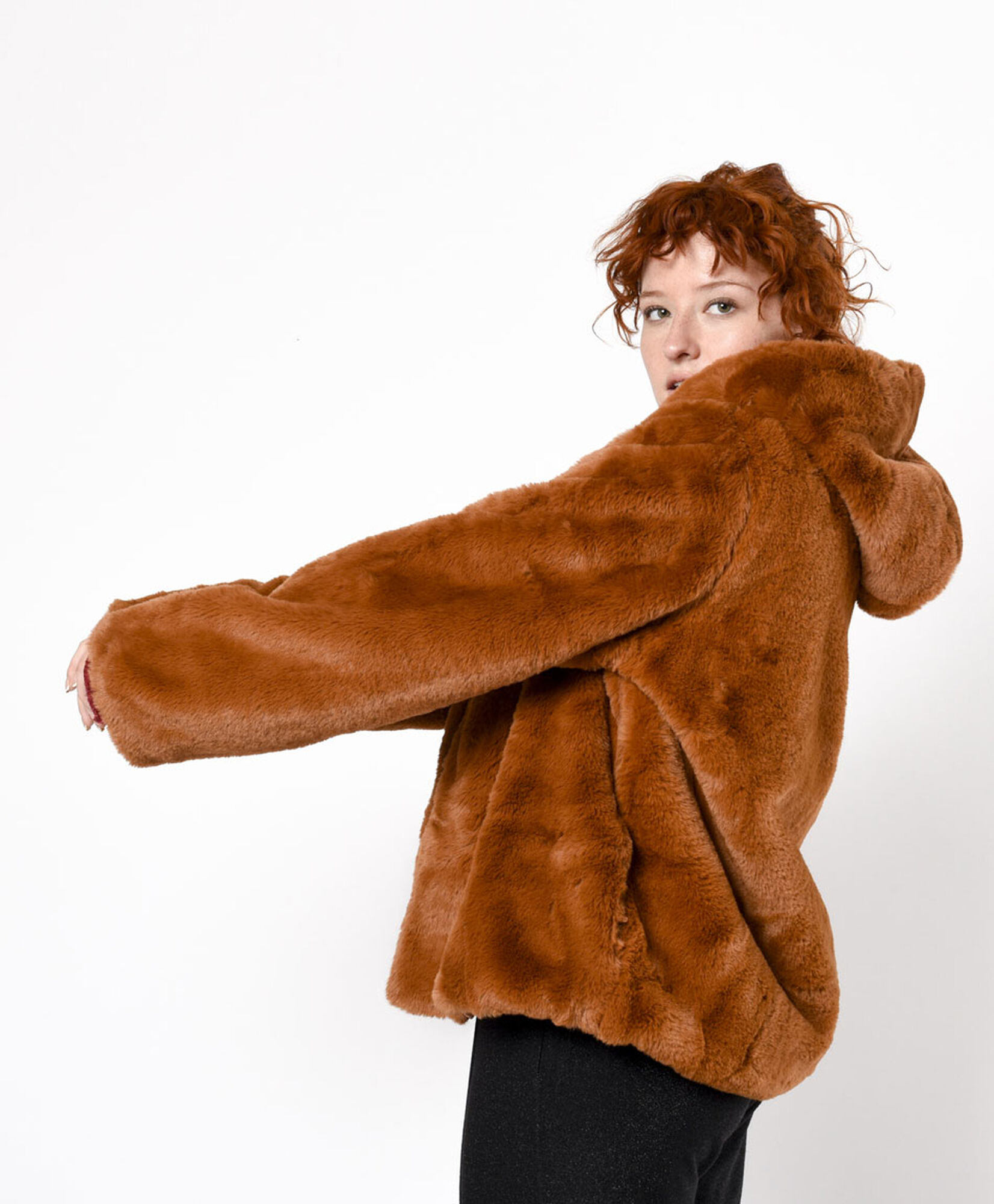 Chaqueta mujer pelitos oversize Chaqueta mujer pelitos oversize