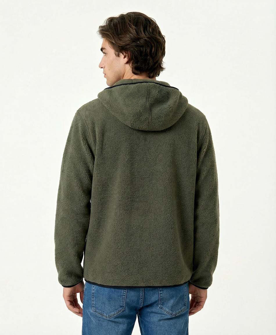 Polar hombre textura fleece suave