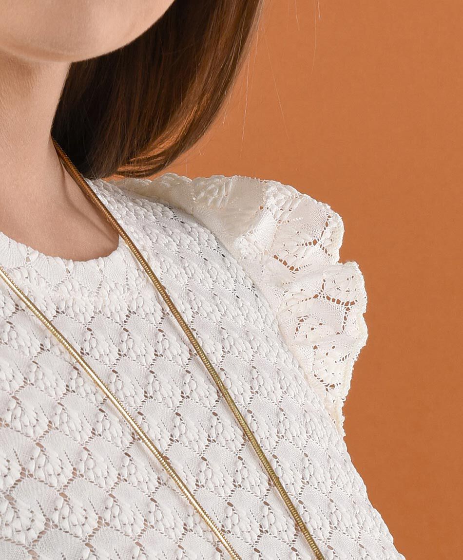 Polera mujer transparencia