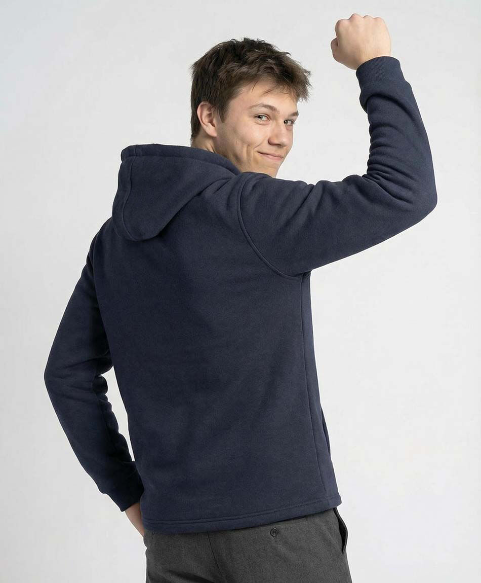 Poler&oacute;n escolar full zipper interior polar