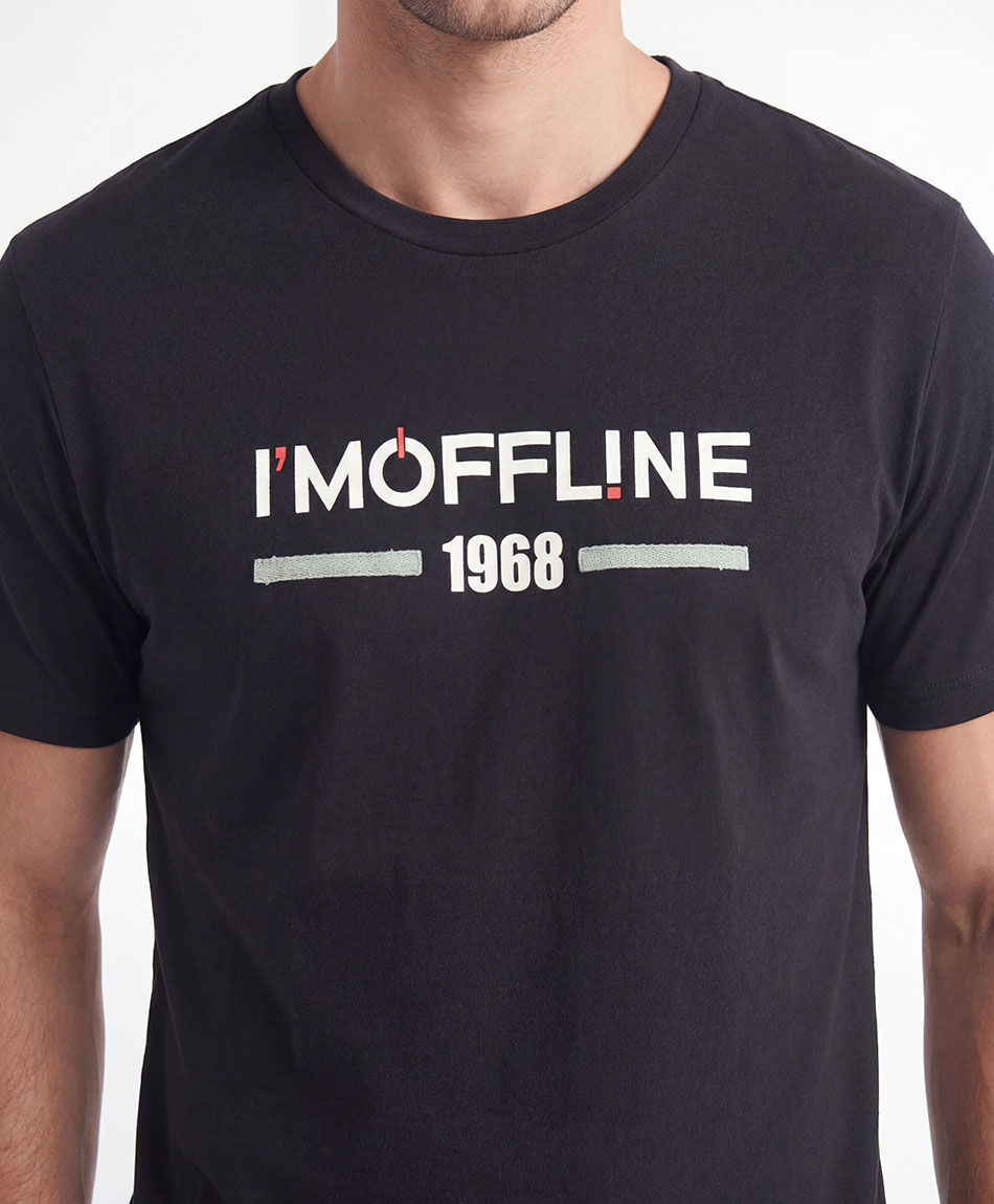Polera hombre estampado offline