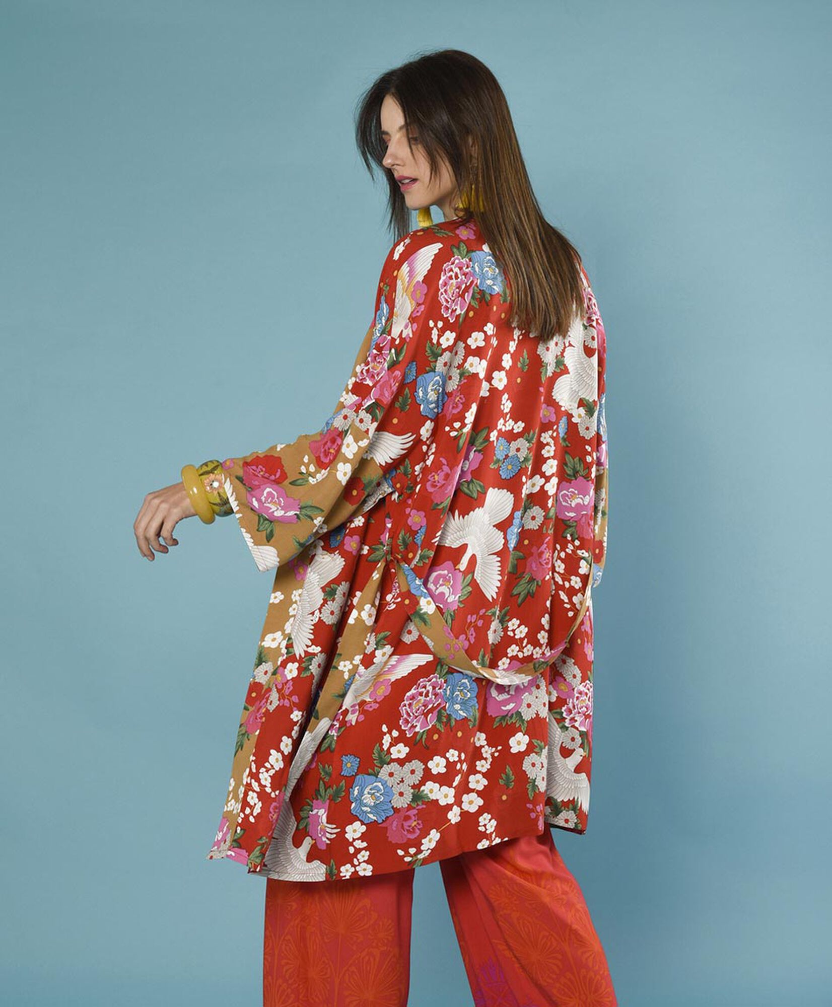 Kimono manga al codo Kimono manga al codo