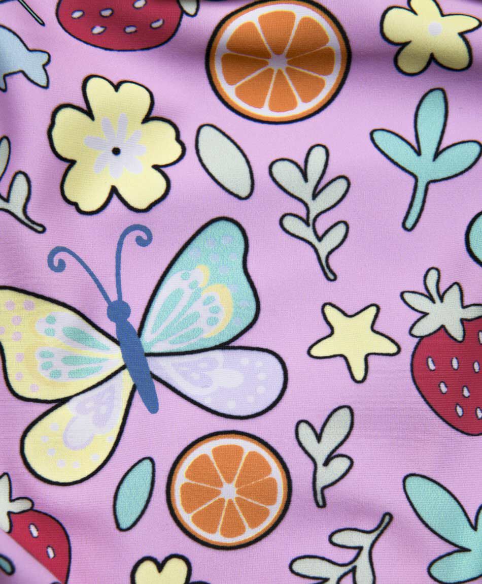 Traje de ba&ntilde;o ni&ntilde;a mariposas