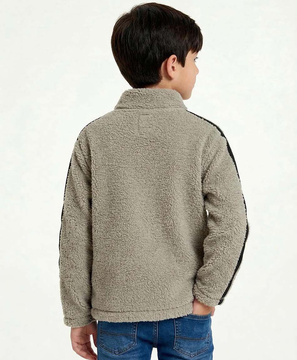 Poler&oacute;n ni&ntilde;o chiporro beige