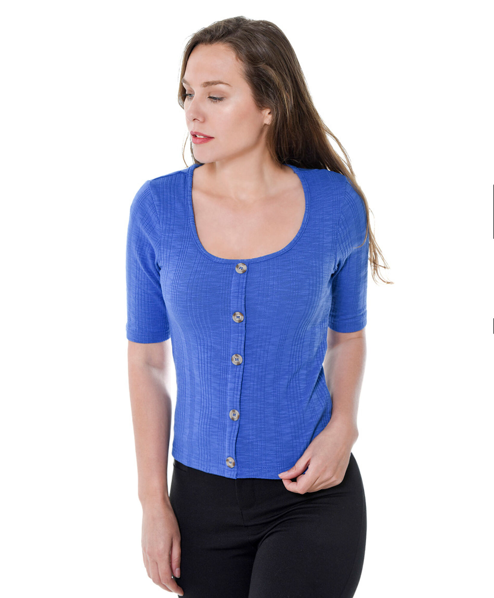 Polera canale botones Polera canale botones