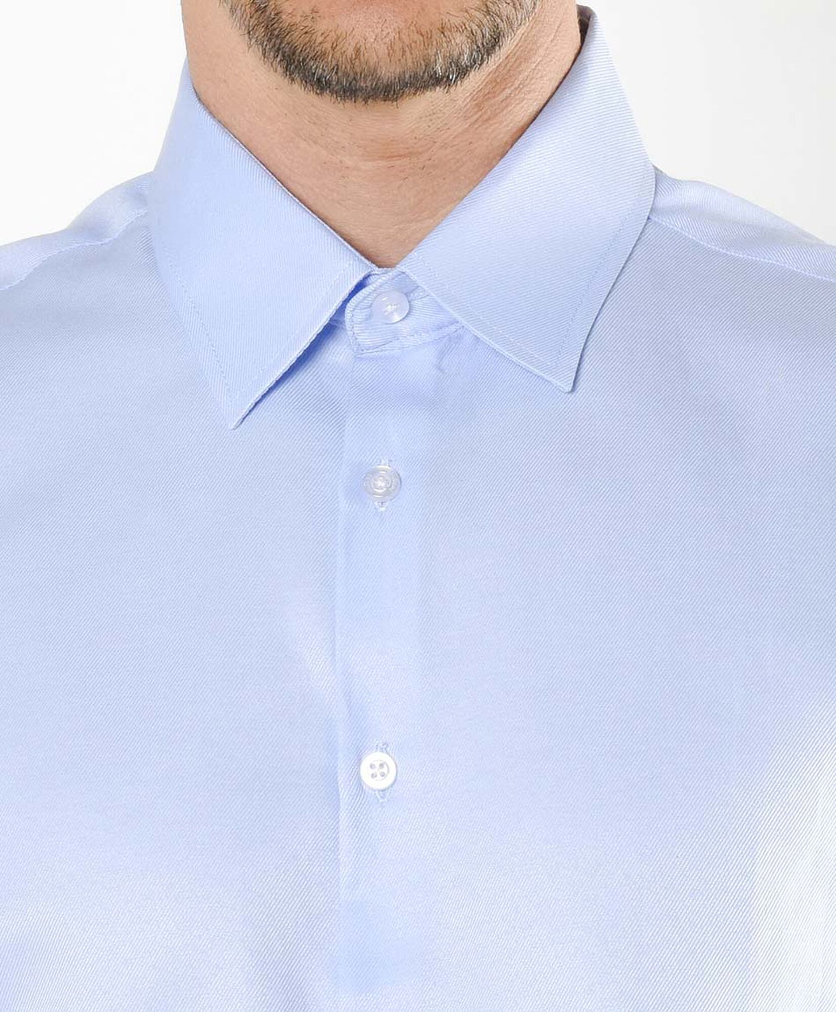 Camisa hombre celeste manga larga Camisa hombre celeste manga larga