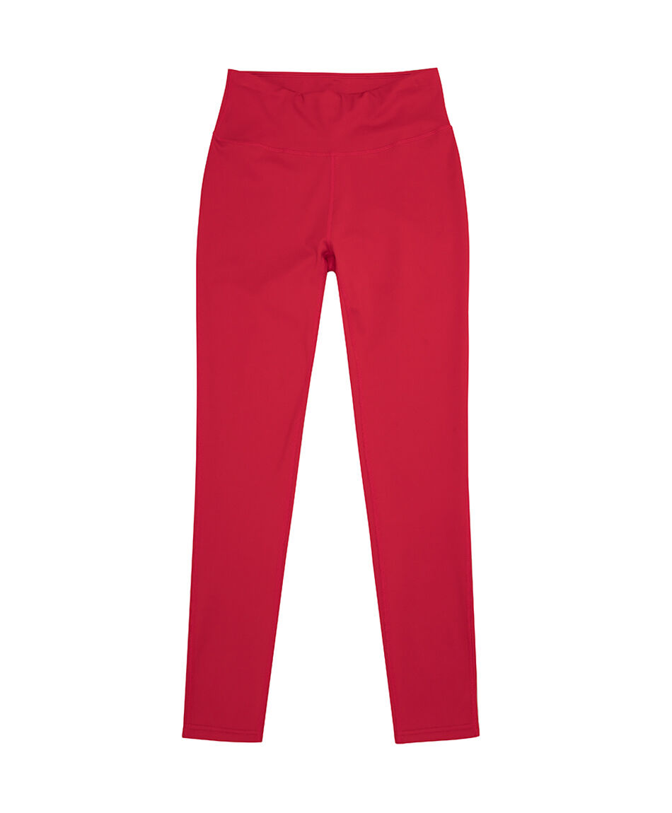Calza deportiva mujer rojo