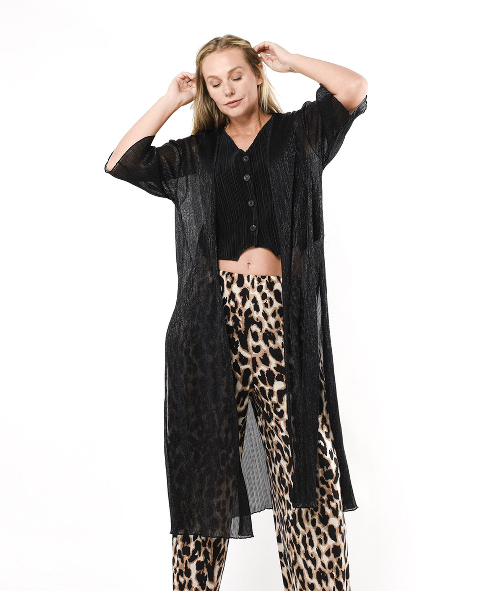 Kimono mujer brillante largo Kimono mujer brillante largo