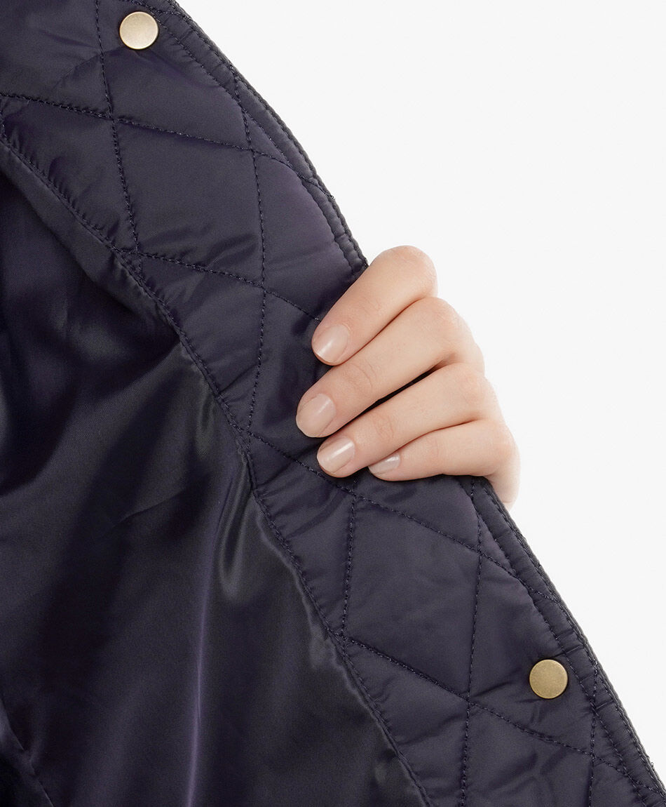 Parka mujer acolchada rombos