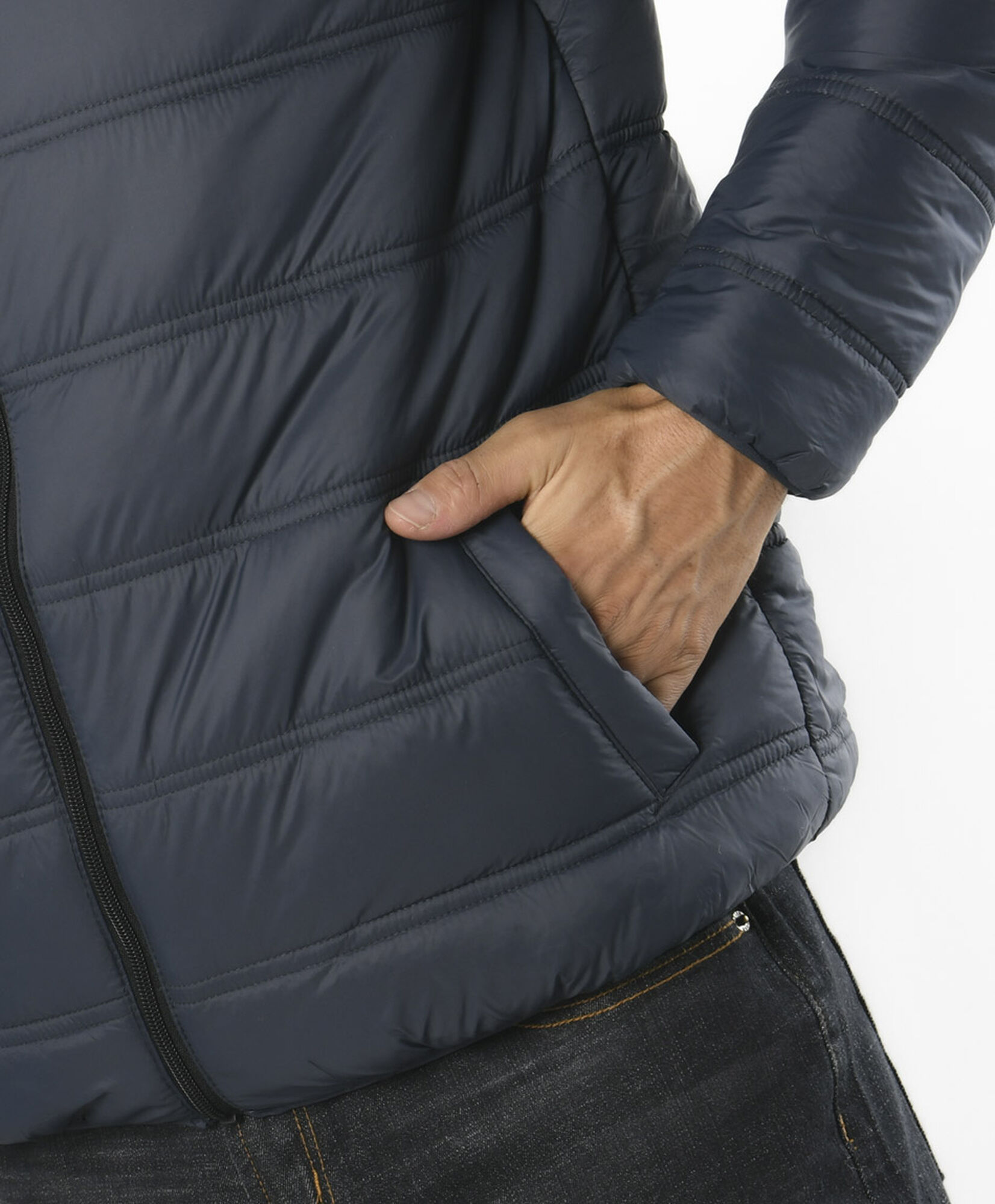 Parka hombre forrada azul Parka hombre forrada azul