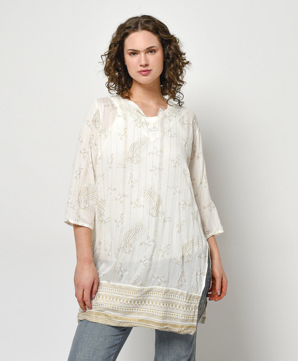 Blusa mujer estilo t&uacute;nica