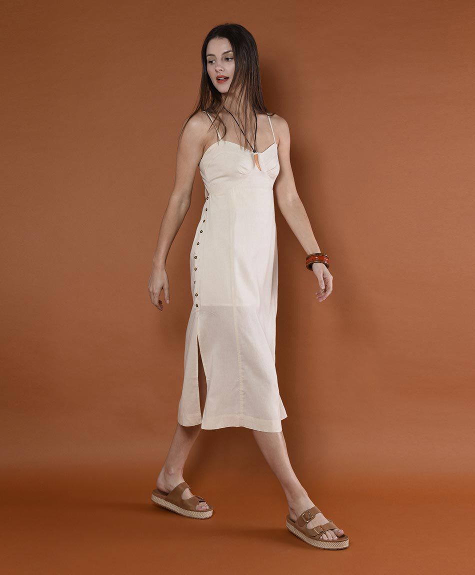 Vestido midi tirantes