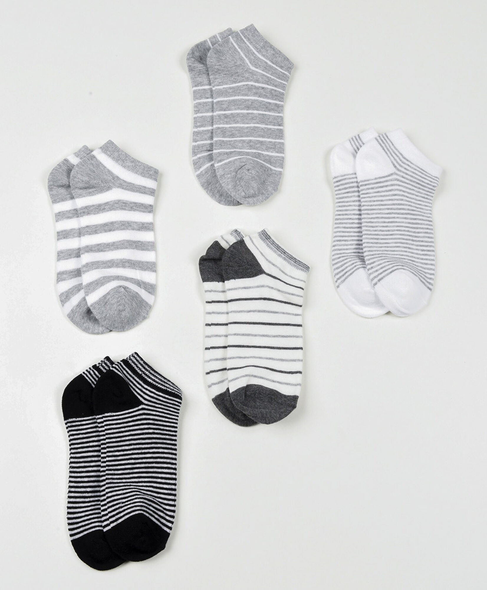Pack 5 calcetines mujer líneas Pack 5 calcetines mujer líneas