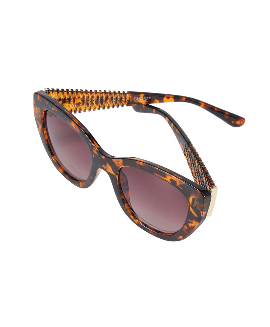 Lentes mujer animal print textura