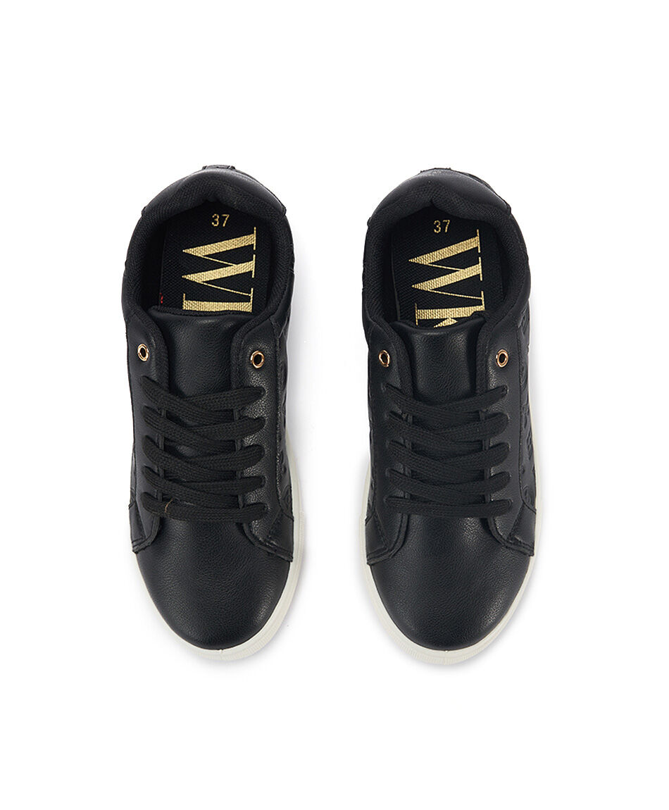 Zapatilla mujer black dise&ntilde;o