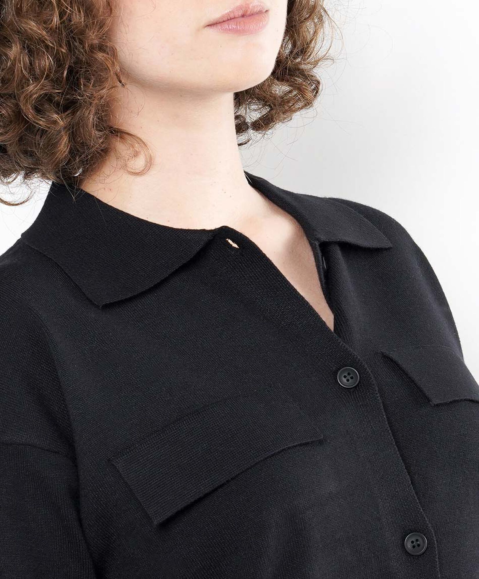 Sweater mujer cuello polo Sweater mujer cuello polo