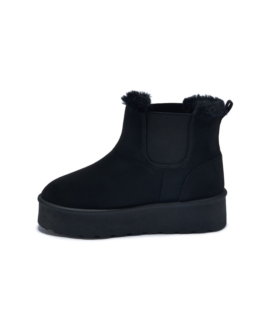 Bota mujer comfy elastic black pantubota