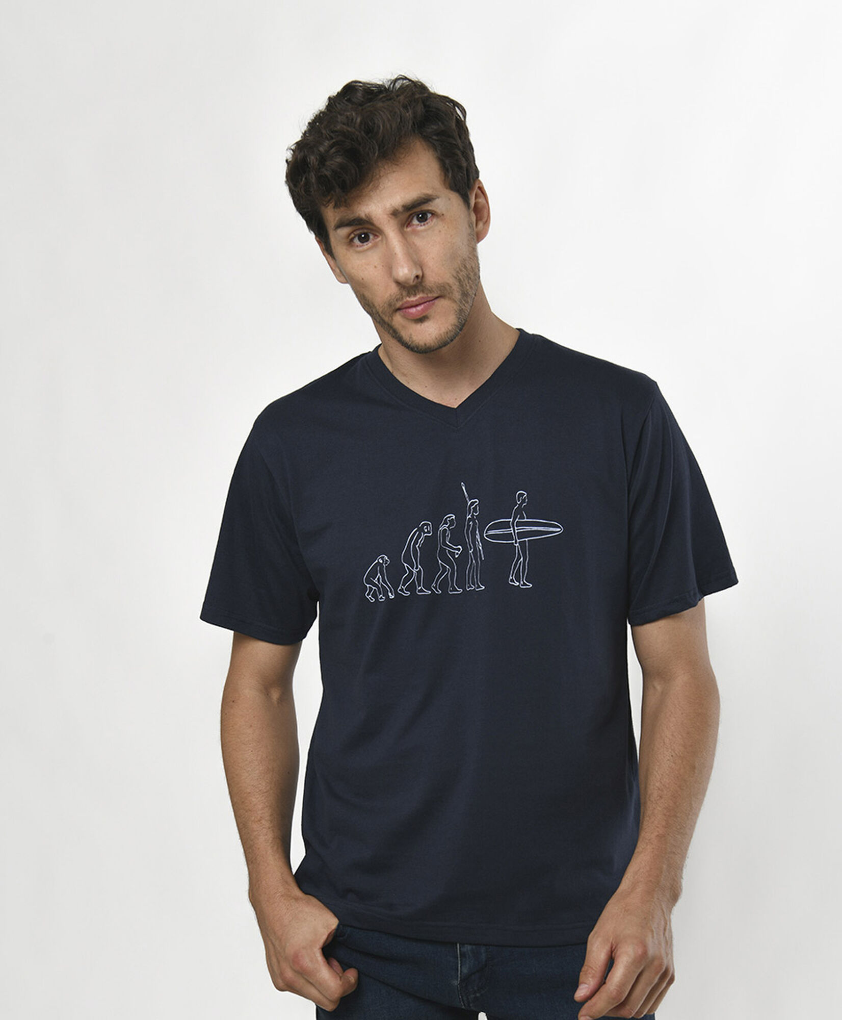 Polera hombre evolución surf Polera hombre evolución surf