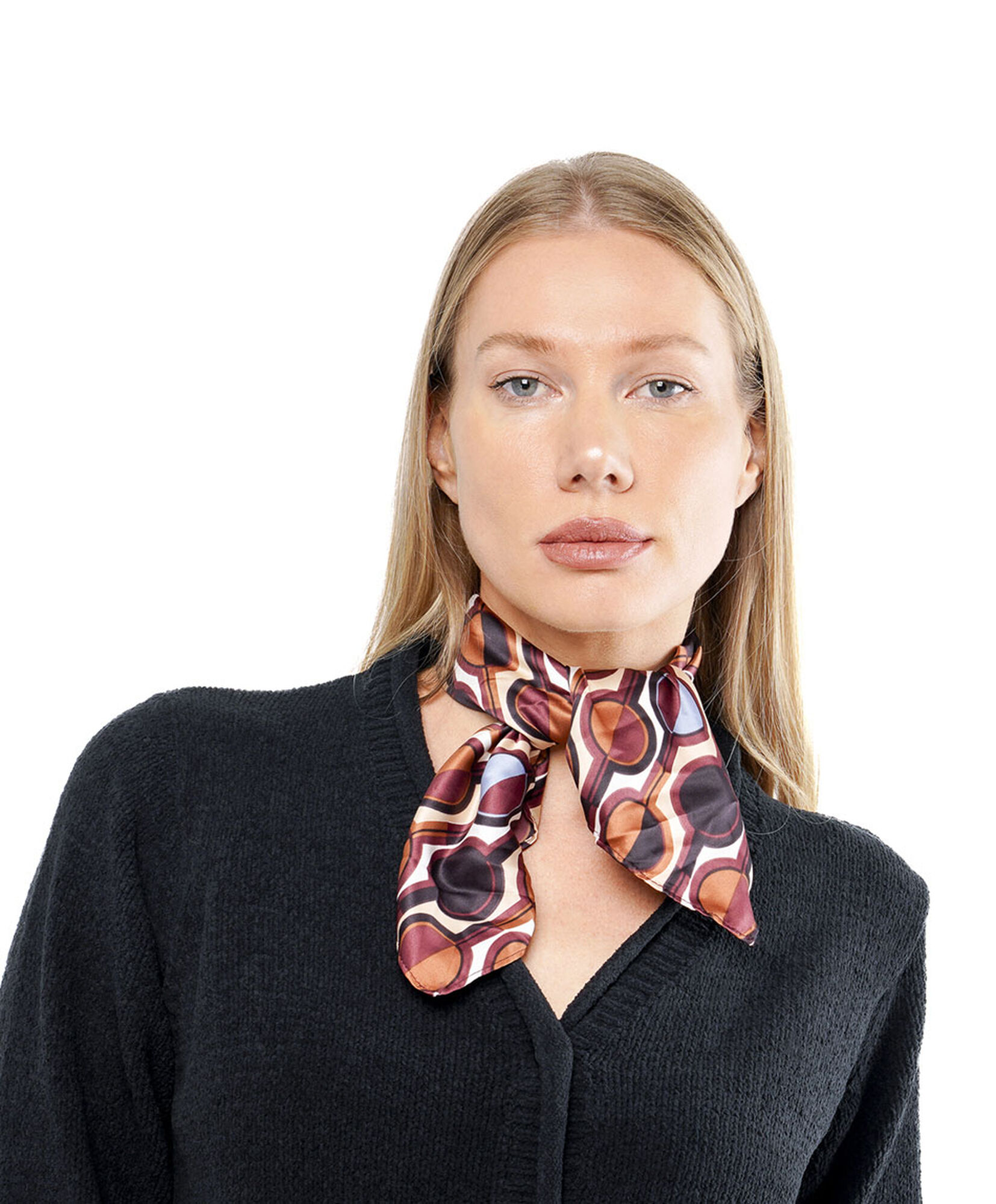 Pañuelo mujer print círculos Pañuelo mujer print círculos