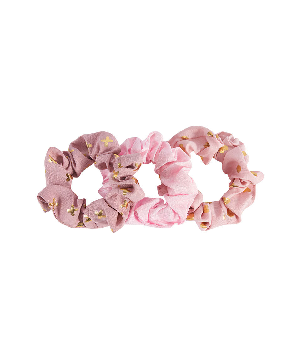 Set scrunchies infantil foil