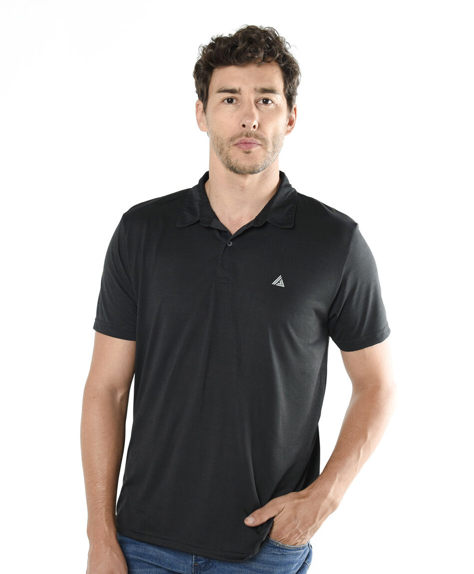 Polera hombre botones cuello piqu&eacute;