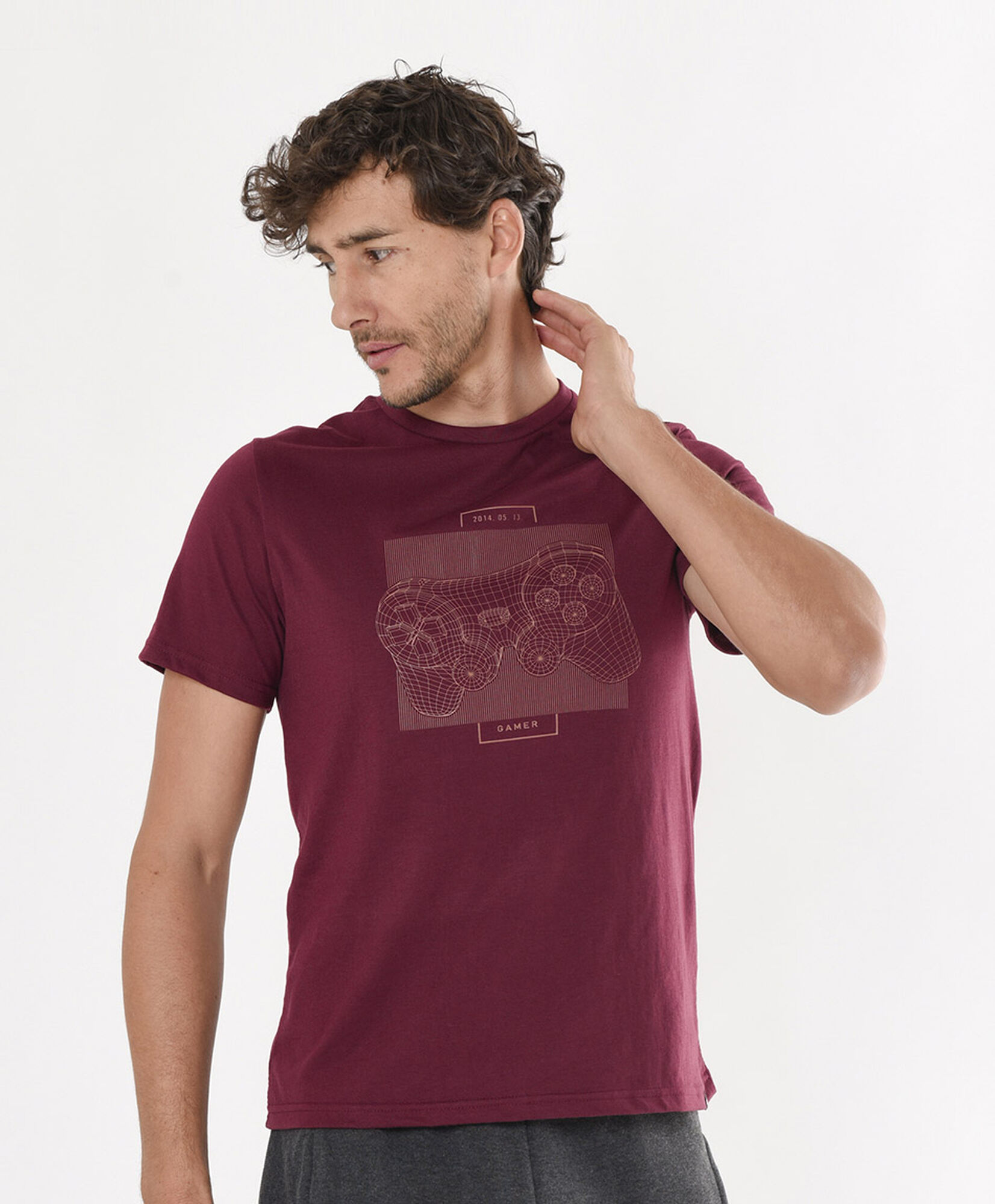 Polera deportiva hombre estampado gamer Polera deportiva hombre estampado gamer