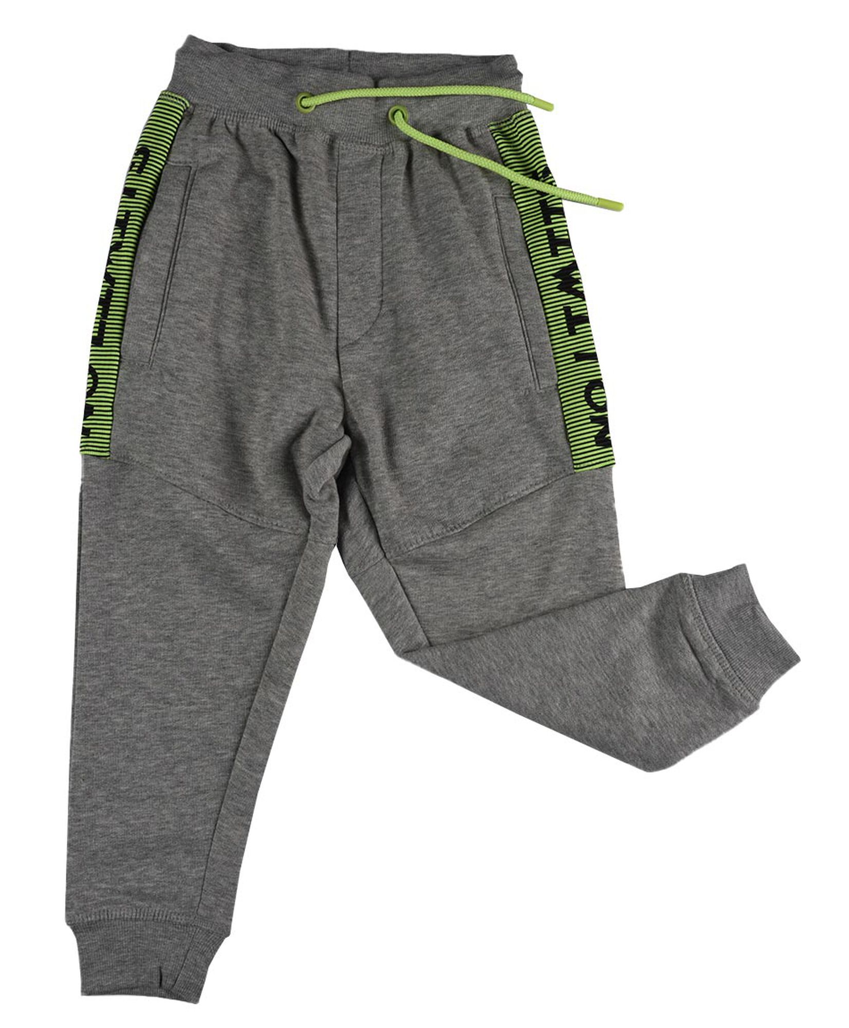 Pantalón de buzo estampado lateral Pantalón de buzo estampado lateral