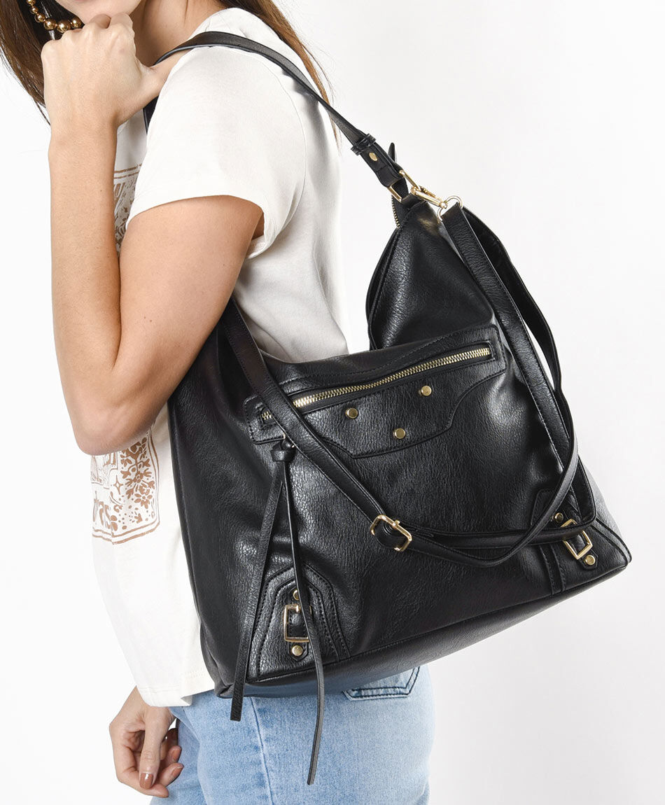 Bolso mujer hebillas