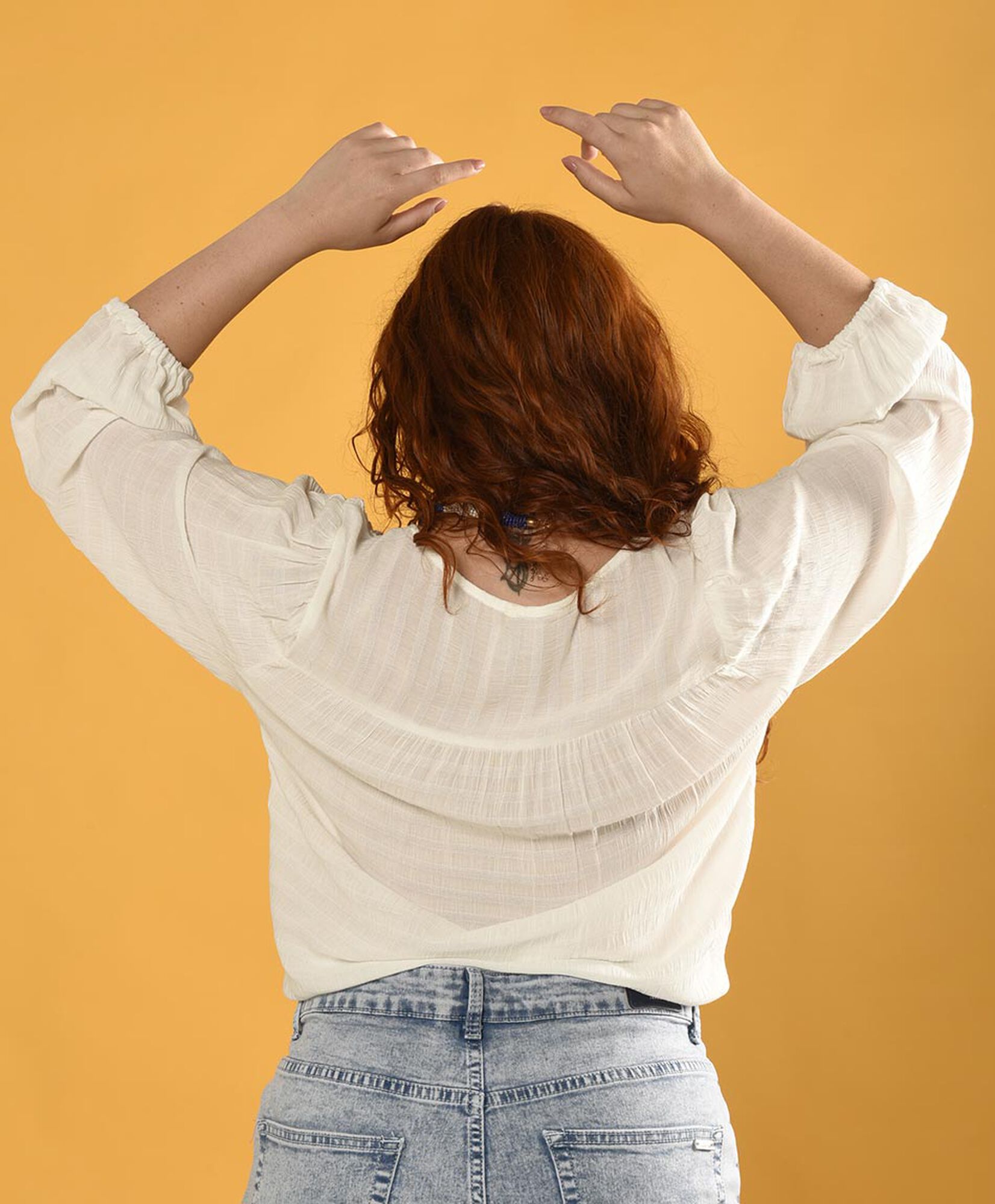 Blusa encaje lazo Blusa encaje lazo