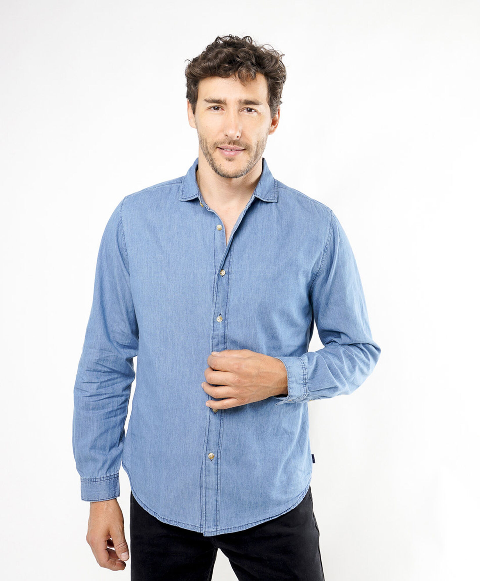 Camisa hombre denim Camisa hombre denim