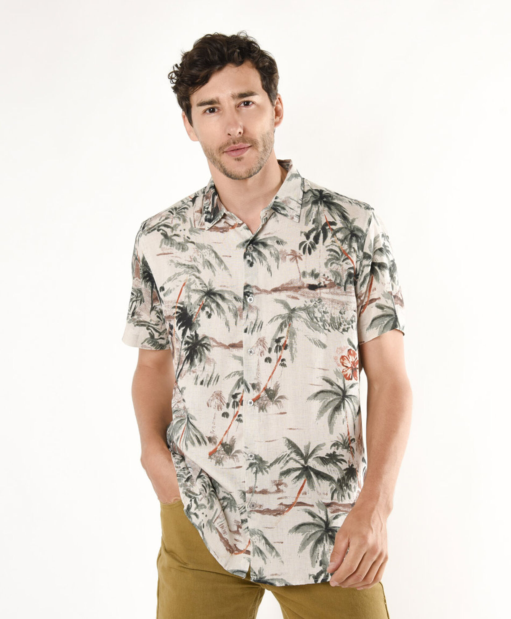 Camisa hombre tropical Camisa hombre tropical