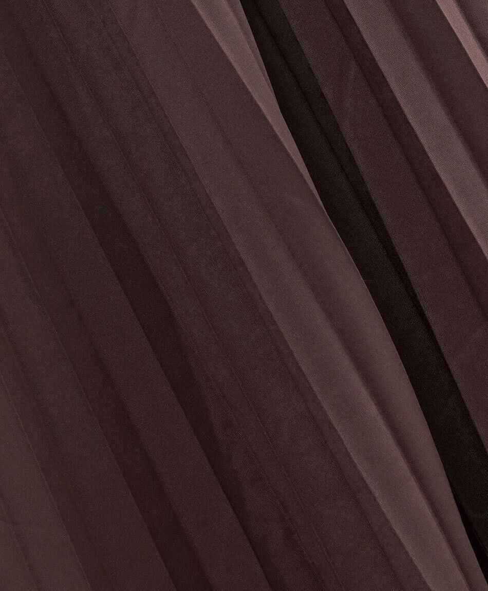 Falda mujer larga plisada