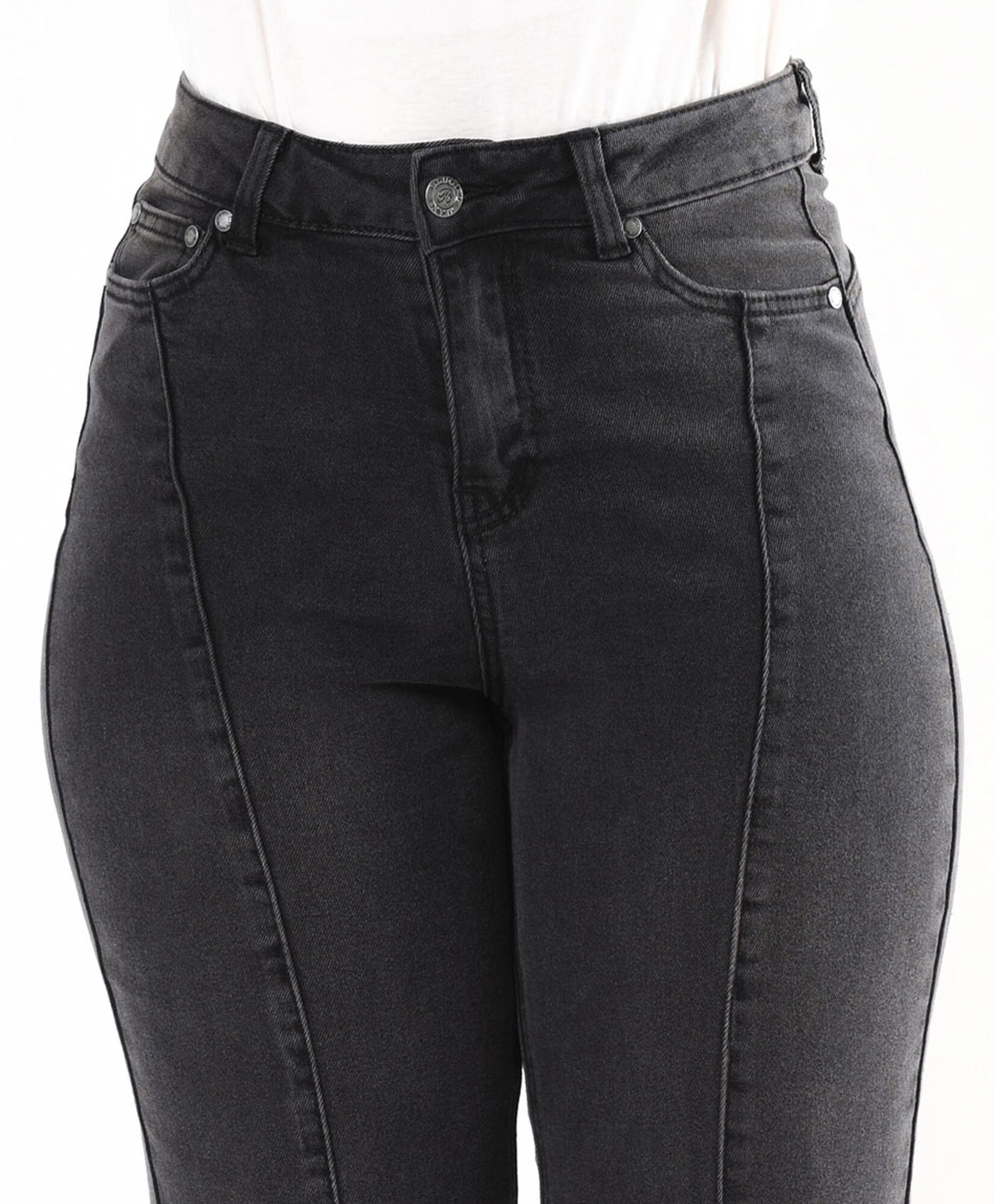 Jeans mujer costuras basta abierta flare Jeans mujer costuras basta abierta flare