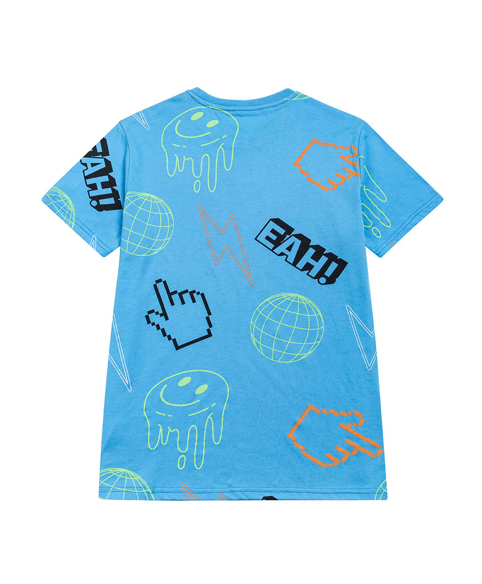 Polera niño celeste dibujos Polera niño celeste dibujos