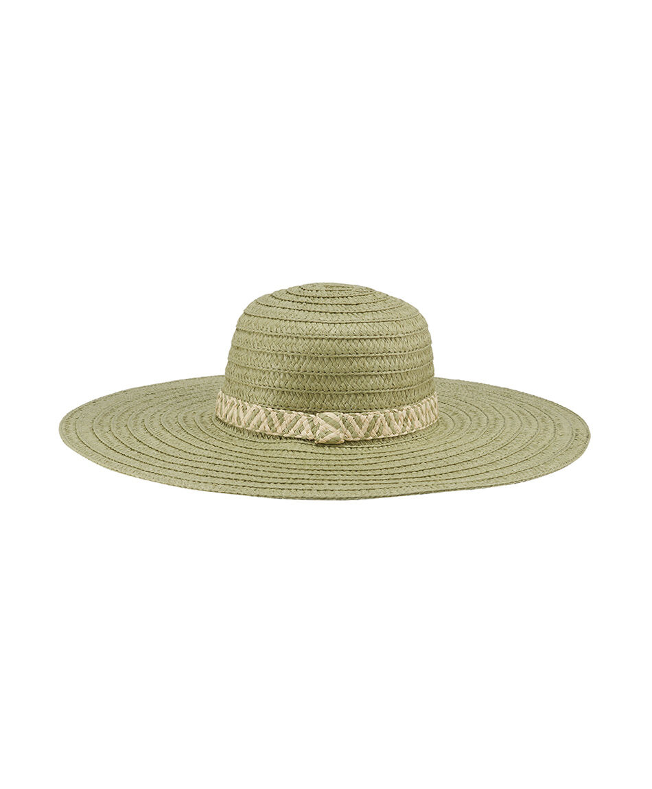Sombrero mujer verde