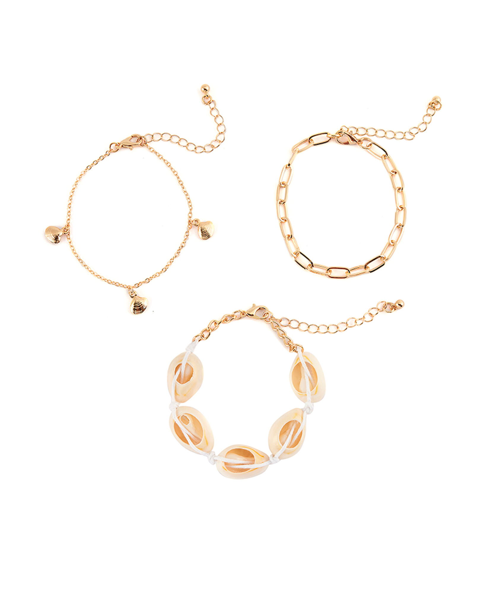 Set 3 pulseras mujer mar Set 3 pulseras mujer mar